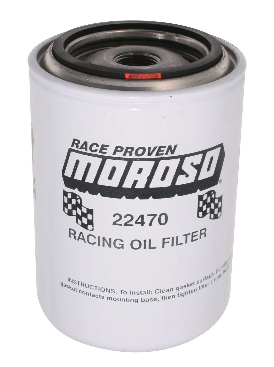 22470 – MOROSO Oil Filter, Steel Mesh 27 Microns Canister